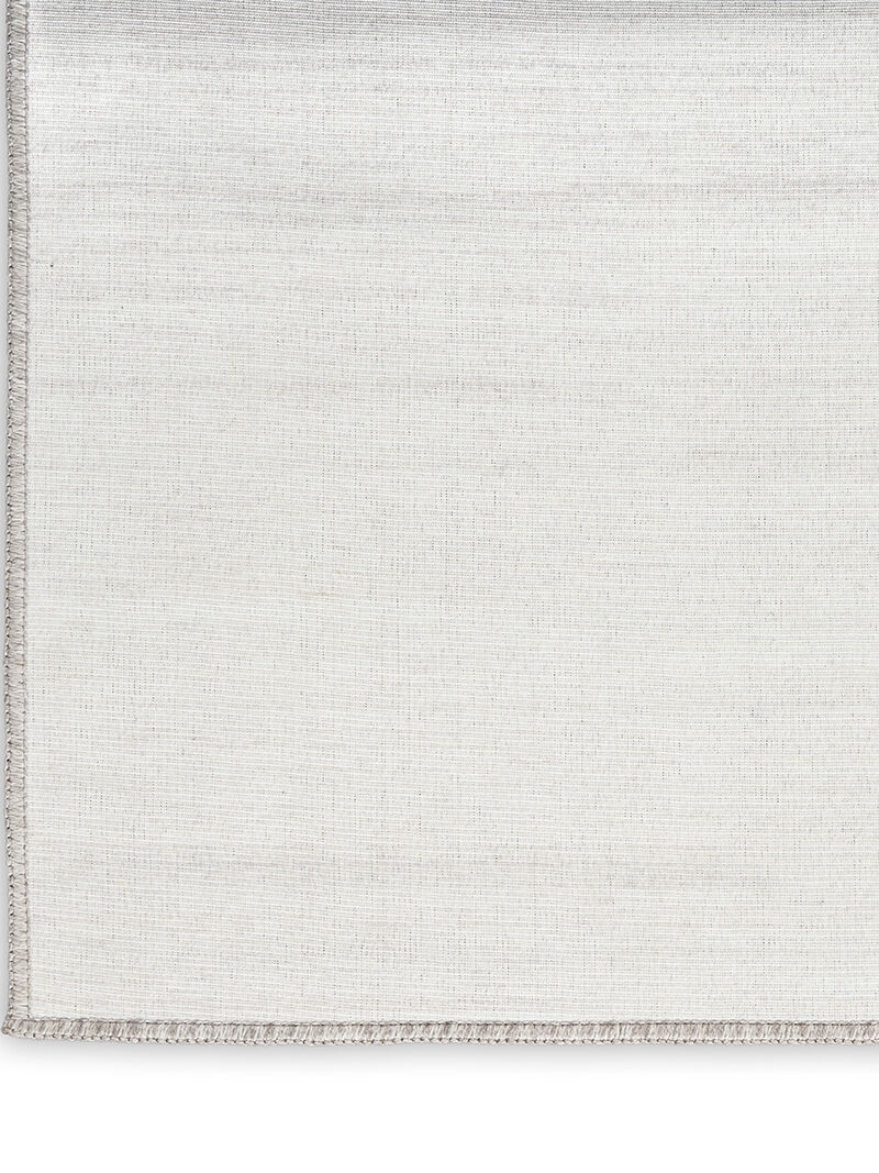 Washable Essentials WAE01 Ivory/Gray 6' x 9' Rug