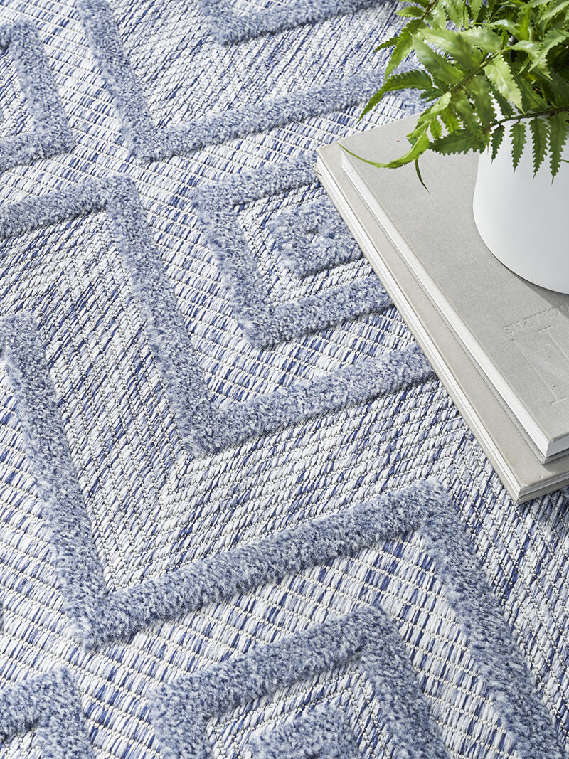 Versatile NRV01 Denim/Blue 6' x 9' Rug