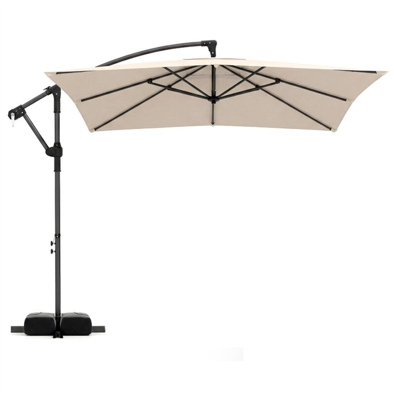 7ft yellow patio umbrella PHI VILLA 7 ft. Metal Beach Umbrella in Yellow with Tassel Design and Cover