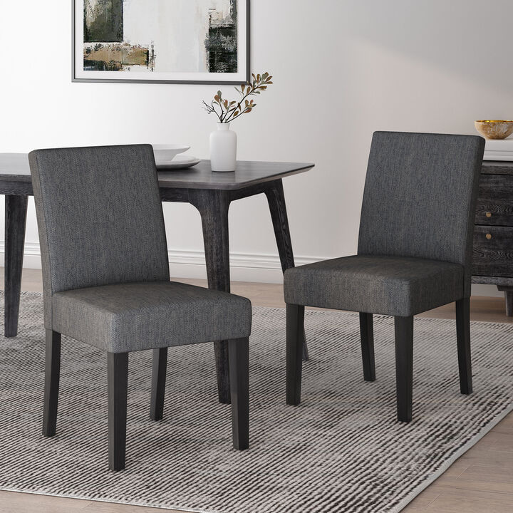 Merax Contemporary Upholstered Dining Chairs