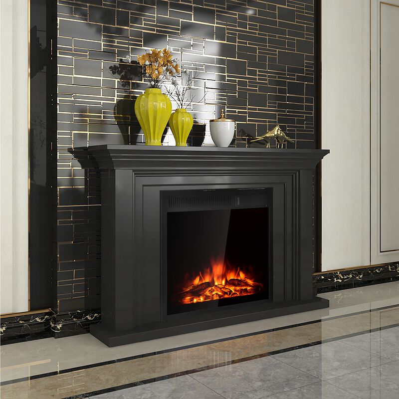 Electric Fireplace Insert Freestanding and Recessed Heater