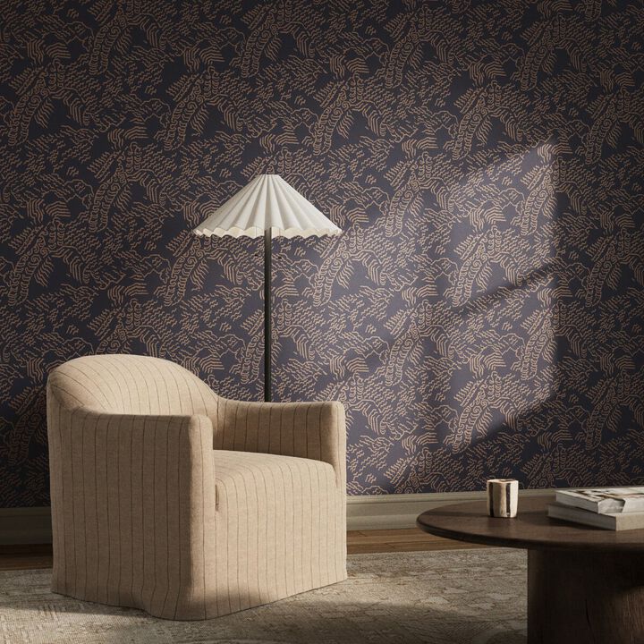 Balkan Wallpaper by Four Hands Art Studio - Balkan Black & Tan I