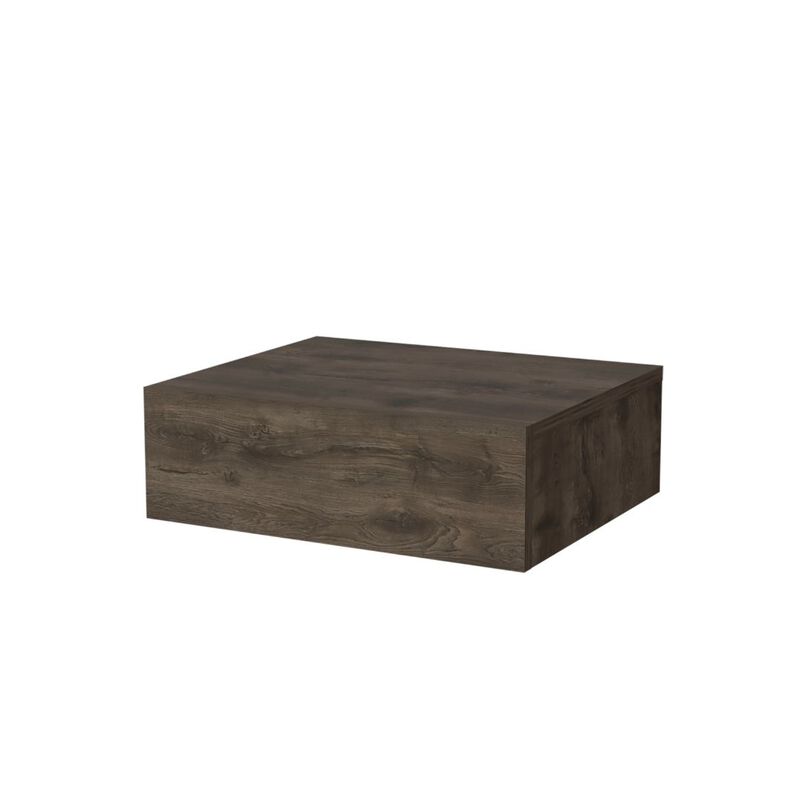 Minimalist Floating Nightstand with 1 Drawer – Faux Wood Bedside Table