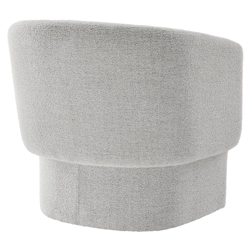 Muse Boucle Fabric Barrel Accent Chair image number 4