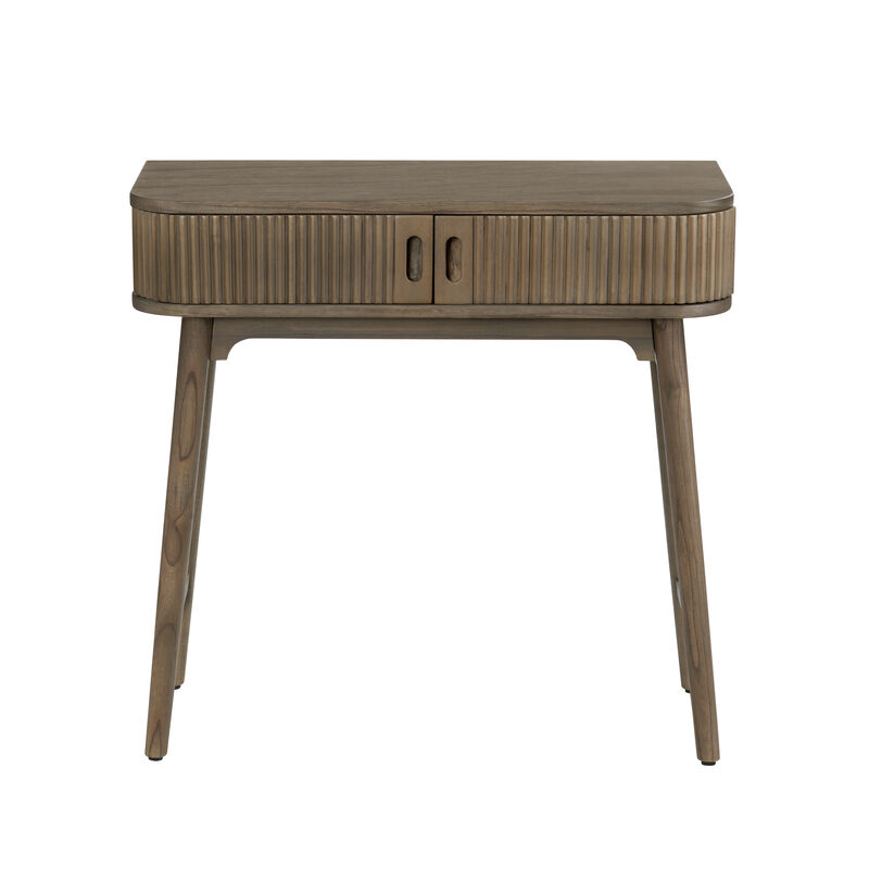 Chaplin 2 Door Brown Writing Desk image number 3