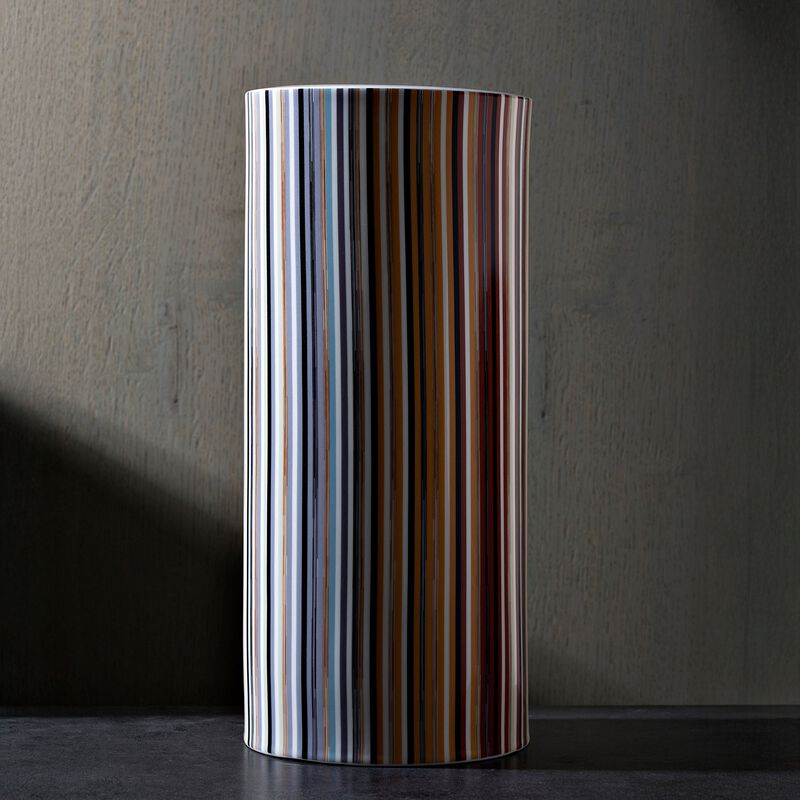 High Vase STRIPES JENKINS 148, diam. 6.3", H 14.17" image number 2