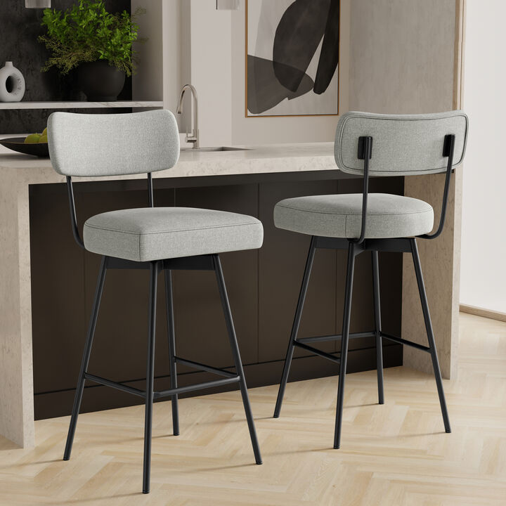 Giselle Swivel Bar Stool (Set of 2)