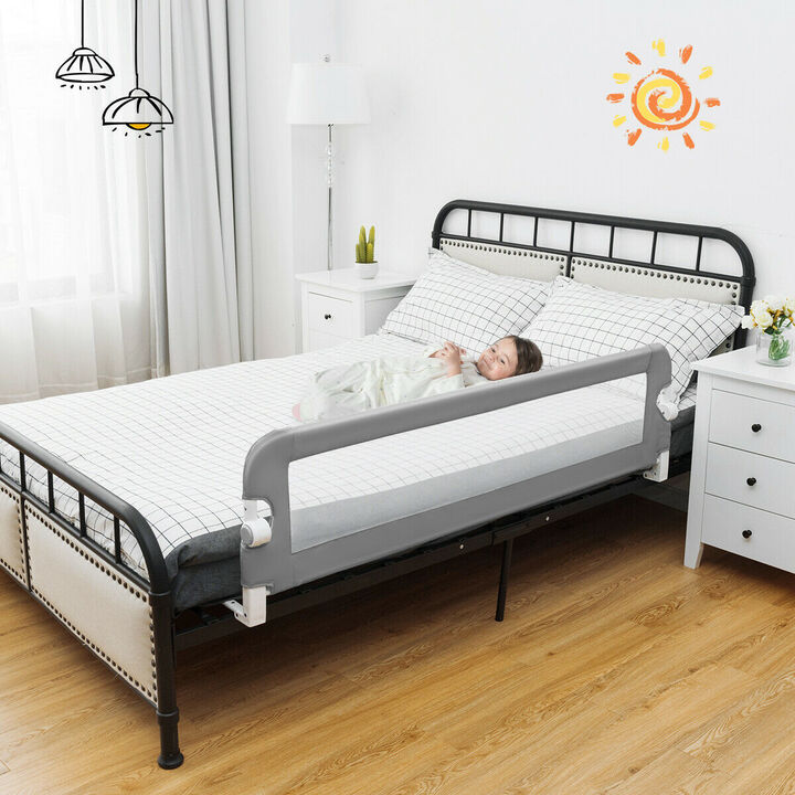 Extra Long Bed Safety Rail Guard for Children & Toddlers with Secure Stability