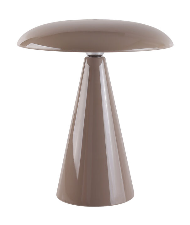 Beacon Lighting Kinoko II Cordless 2-in-1 Rechargeable LED Table & Wall Lamp, CCT Dimmable, Gloss