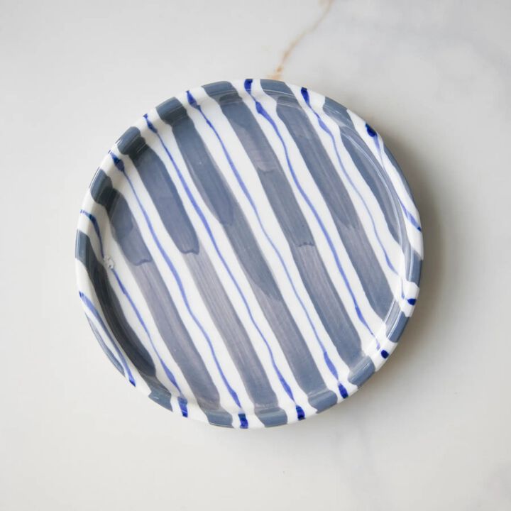 Simple Striped Ceramic Plate