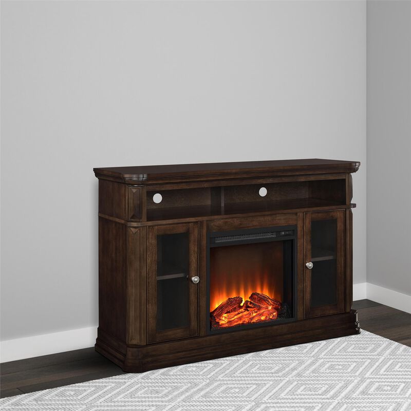 Brooklyn Electric Fireplace TV Console for TVs up to 50"