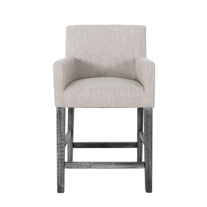 Merax Upholstered Counter Stools  Dining Chairs