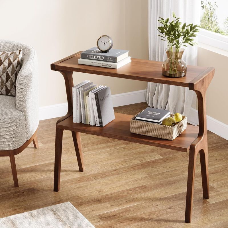 Solid Wood End Table image number 2