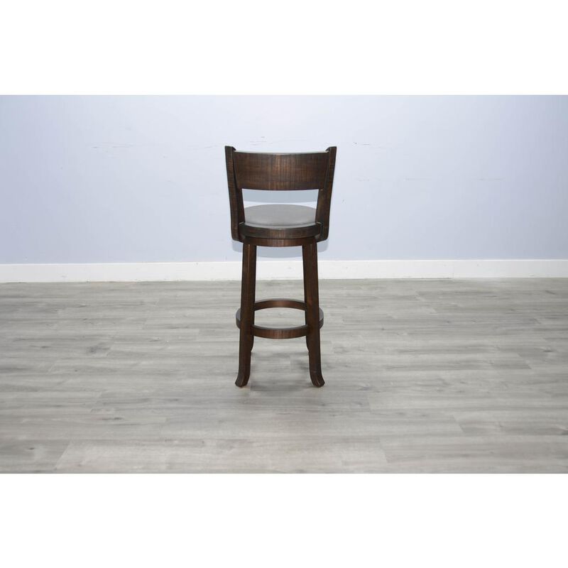 Sunny Designs Bar Swivel Barstool, Cushion Seat