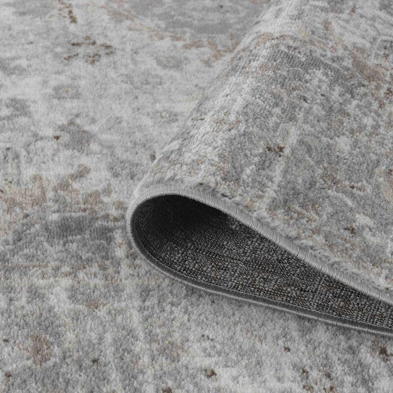 Rug Branch Amina Traditional Oriental Brown Grey Indoor Area Rug