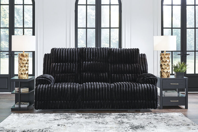 Technique Power Reclining Sofa with Drop Down Table image number 1