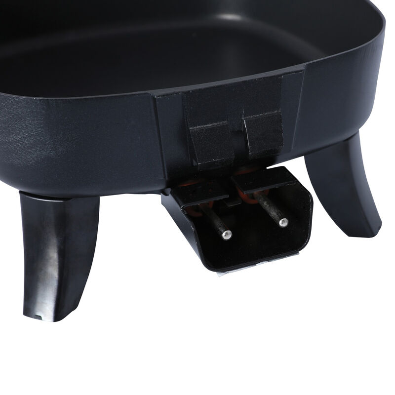 Brentwood 8 in. Electric Skillet with Glass Lid