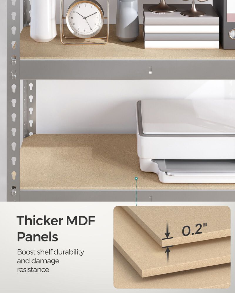 5-Tier Storage Shelves Set of 2