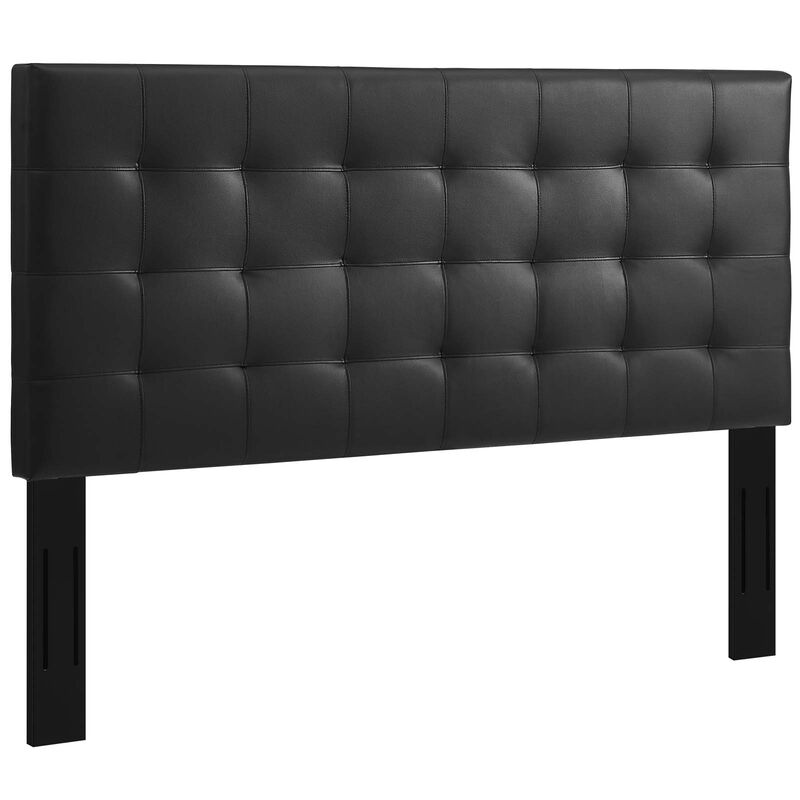 Modway - Paisley Tufted King and California King Upholstered Faux Leather Headboard image number 1