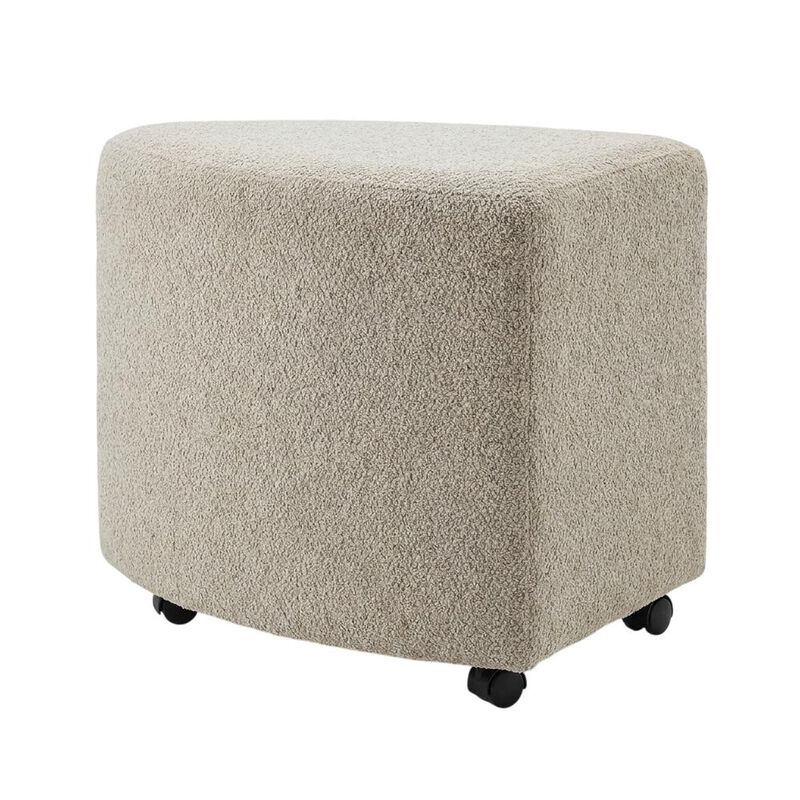 Liberty Furniture Capri Accent Chair Upholstered Ottoman 2 Pack with Casters  - Taupe Brown image number 0