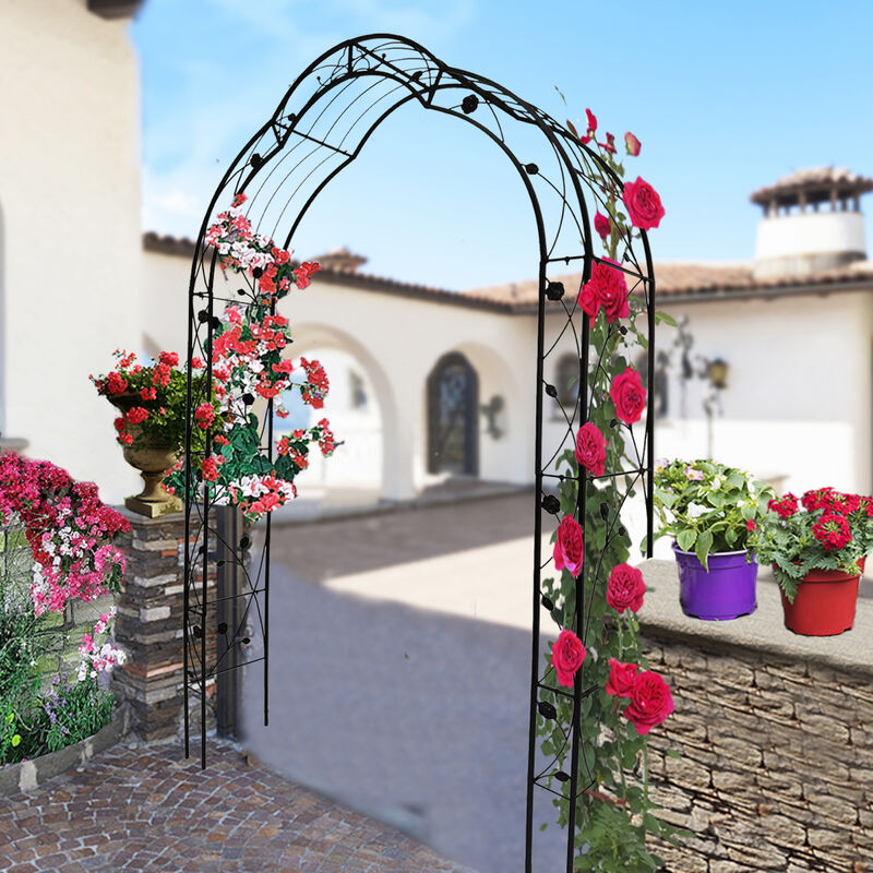 Streamdale Flexible Metal Garden Arch for Various Events image number 1