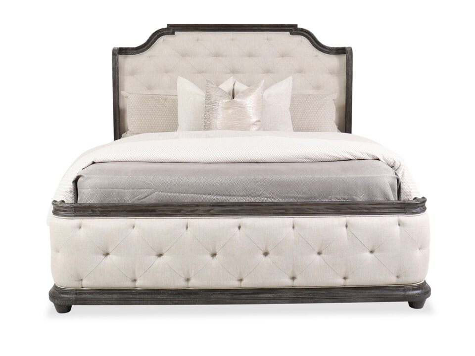 Traditions Upholstered Shelter Bed