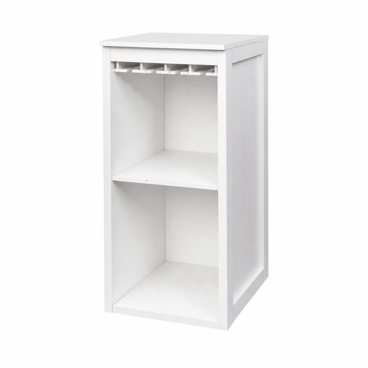 ELEMENT ACE Modular Wine Bar Cabinet with Storage Shelves Multi-Use Buffet Cabinet with Hutch for Dining Living Room and Home Office