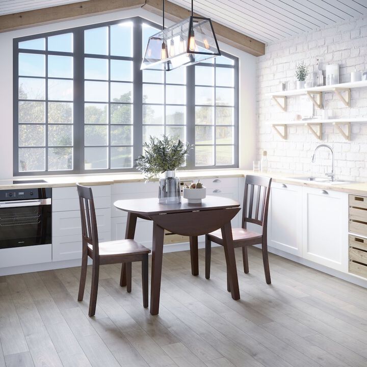 Jofran Simplicity Solid Wood Classic Slat Back Dining Chair (Set of 2)