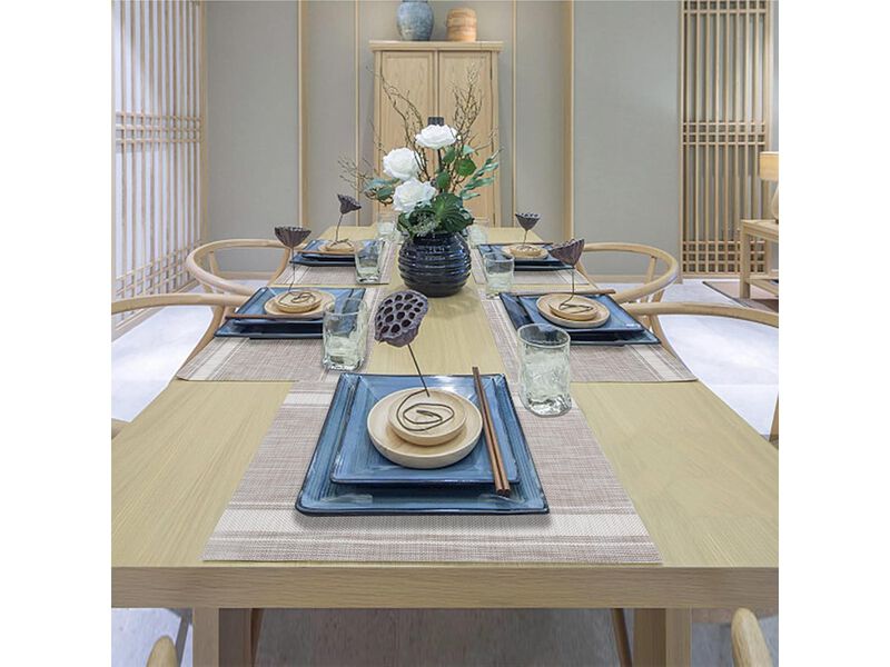 Placemats Set of 6 and Table Runner Set image number 1