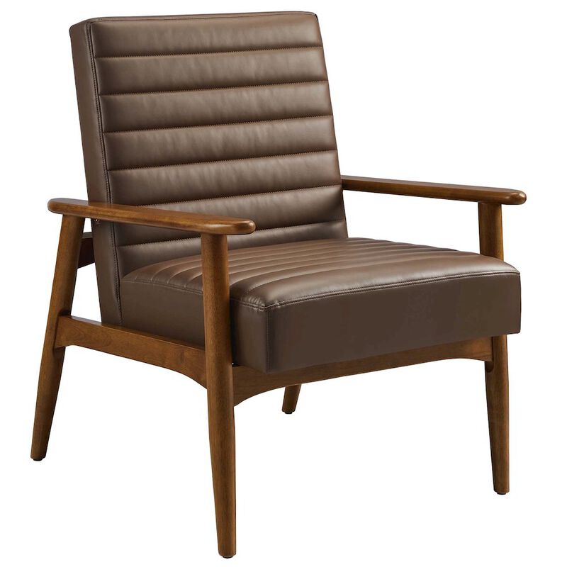 Jensen Vegan Leather Accent Chair image number 0
