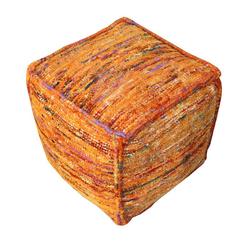 Alex Hamilton Wendy Pouf in Orange
