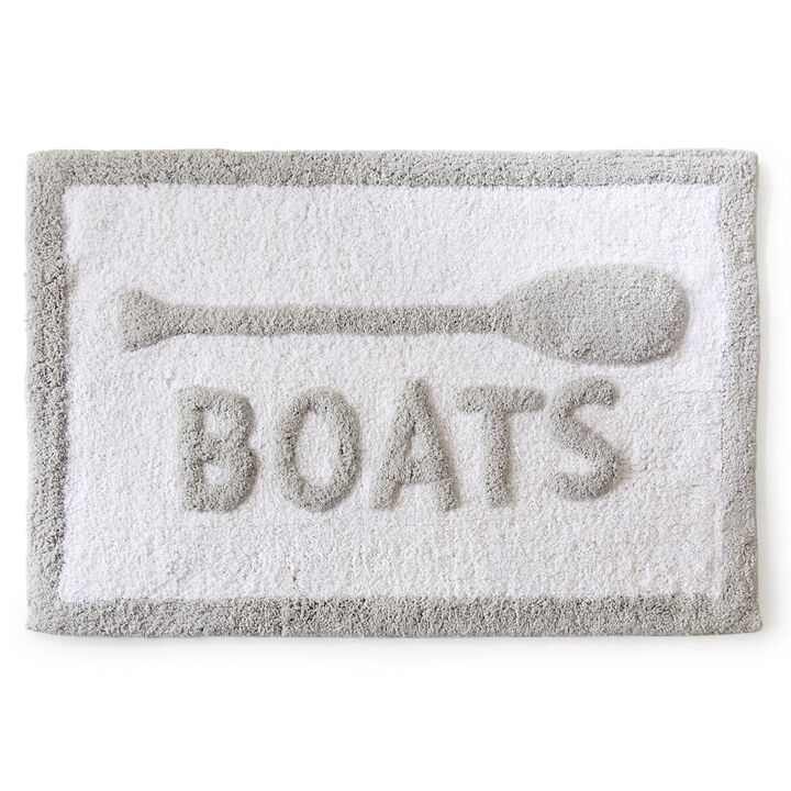 Market & Place Cotton Tufted Coastal Bath Rug
