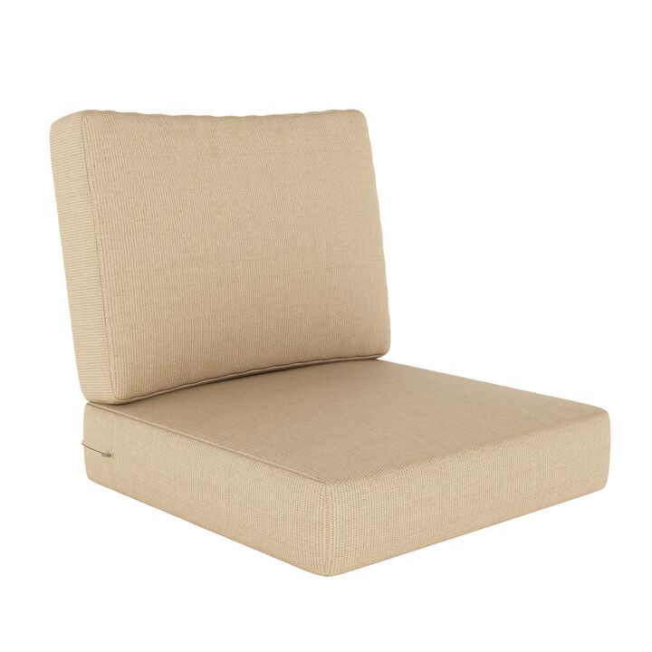 Outdoor/Indoor Sunbrella 24 x 24 x 5 Deep Seating Seat/Back Cushion