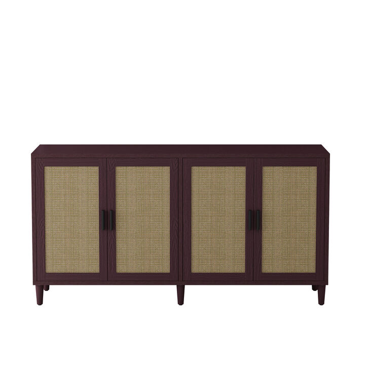 Gumlox 70" Rattan Sideboard