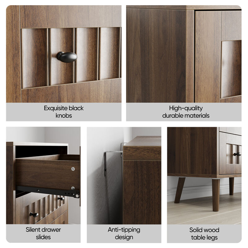Montzi 3 drawer dresser image number 4
