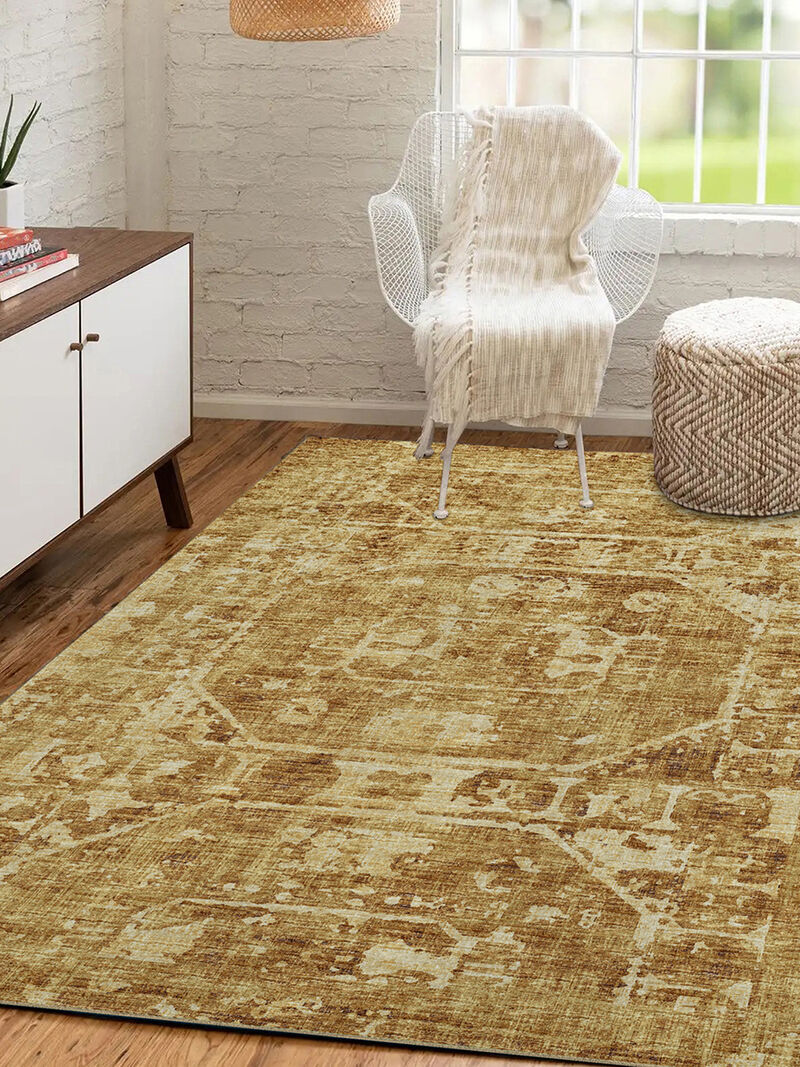 Aberdeen AB2 Gold 3' x 5' Rug