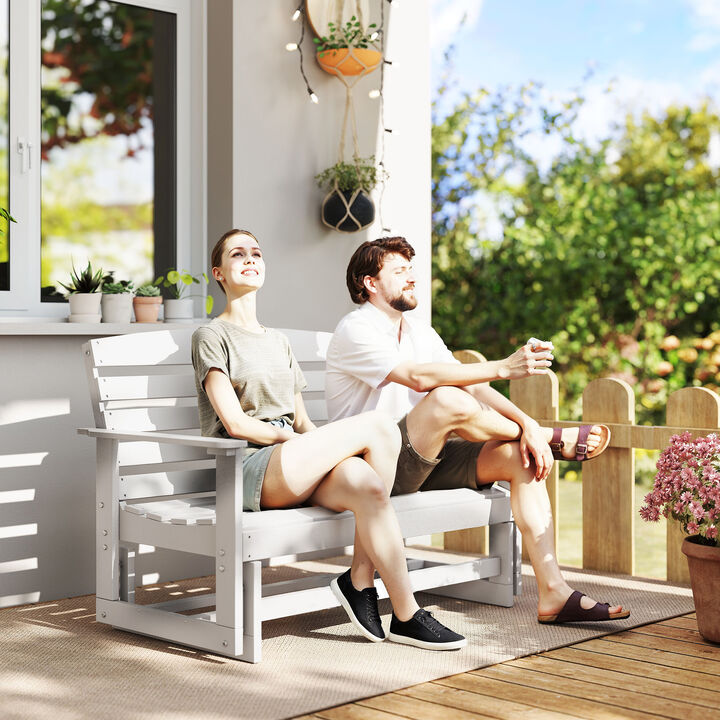 Hivvago Two-Person Outdoor Glider Chair