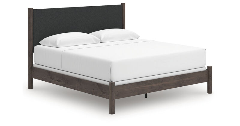 Cadmori King Upholstered Panel Bed image number 0