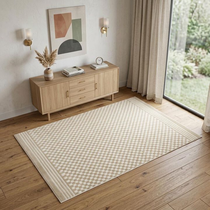 HomeRoots Geometric Area Rug