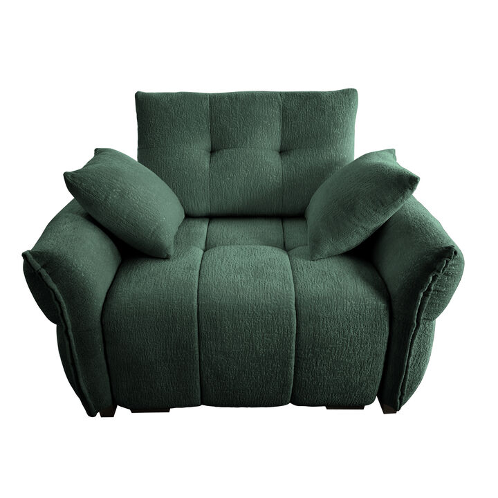 Merax Chenille Ergonomic  1- Seat Single Sofa for Living Room.