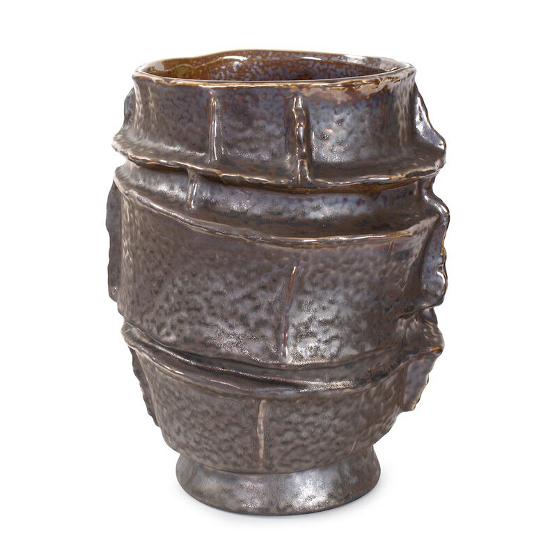 Howard Elliott Fossil Ridge Vase Large image number 1