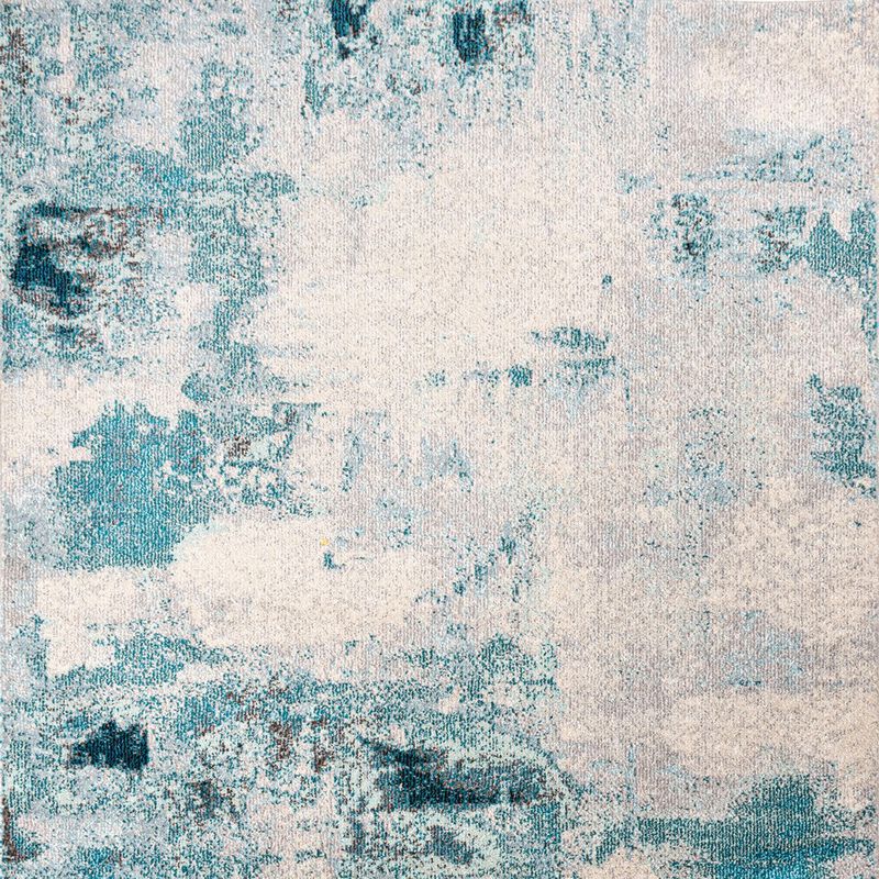 Contemporary Pop Modern Abstract Vintage Square Area Rug