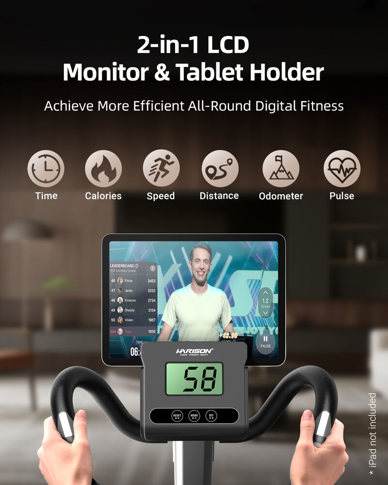 HARISON Magnetic Recumbent Exercise Bike, Recumbent bikes for Adult and Seniors (HR-B50) image number 2