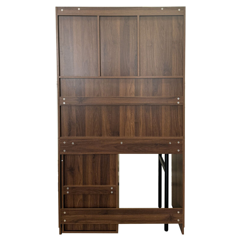 Tofrop Computer Desk with  Bookshelf image number 7