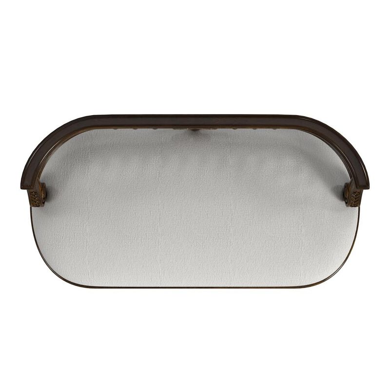 Butler Specialty Hathaway 37" Upholstered Bench, Dark Brown image number 4