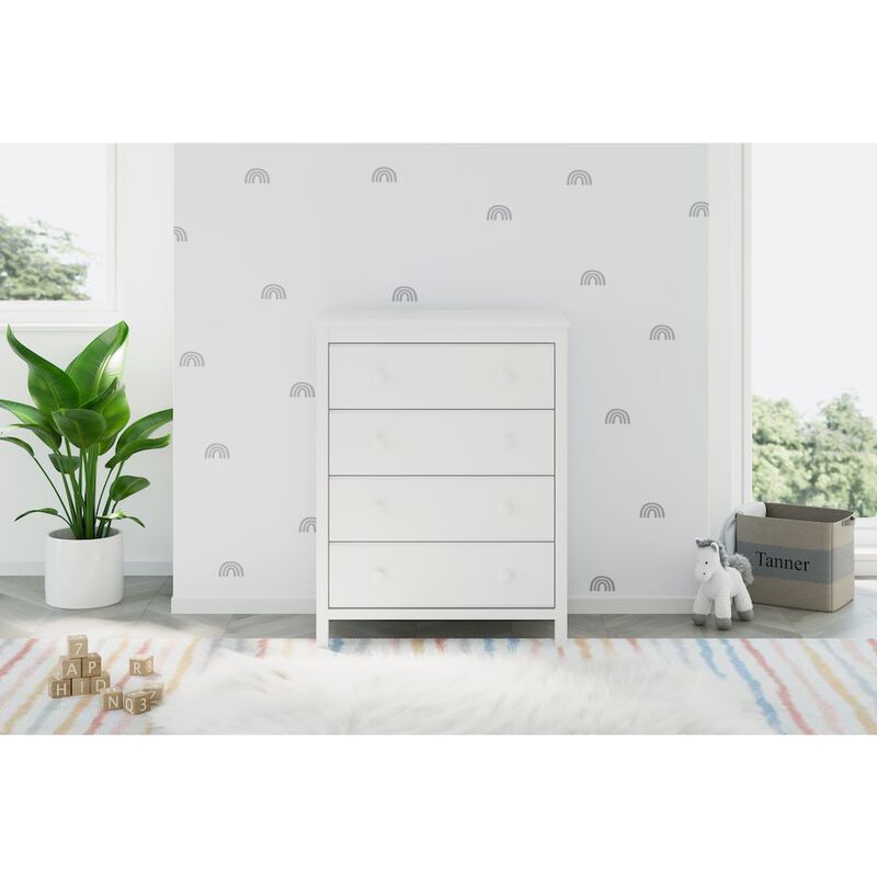 Storkcraft Alpine 4 Drawer Chest (White)