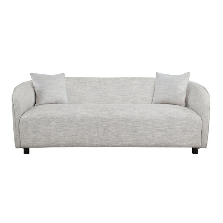 Modern Minimalist Sofa for Living Room Lounge Home Office, Color:Bishop Beige