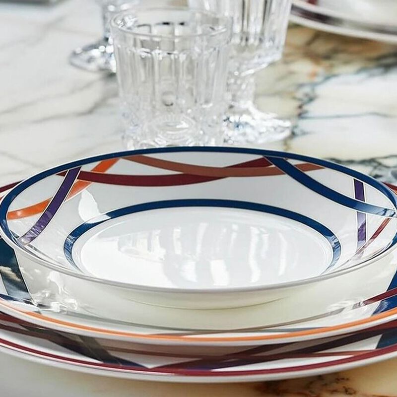 Pickle Dish NASTRI MULTICOLOR, diam. 9.06" image number 2