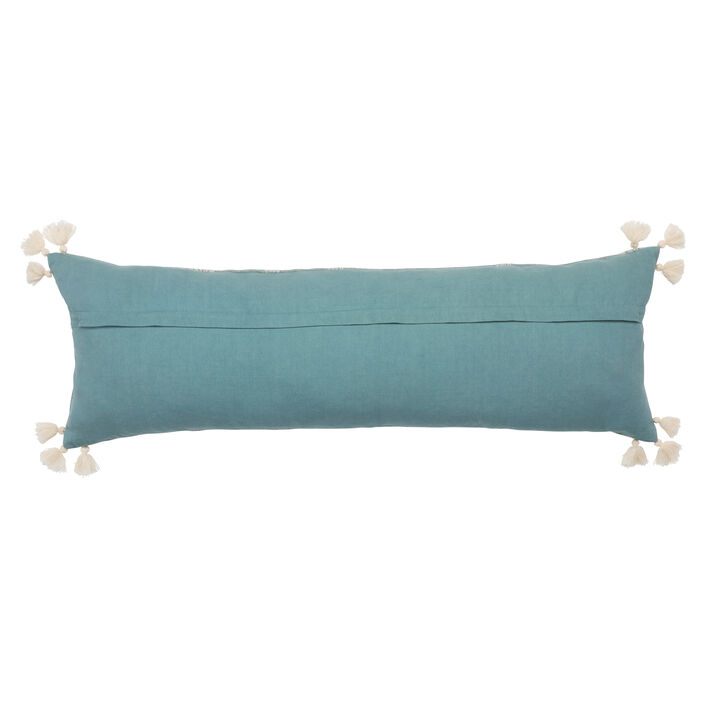 Puebla Green Melieu 13"X40"  Lumbar Down Pillow