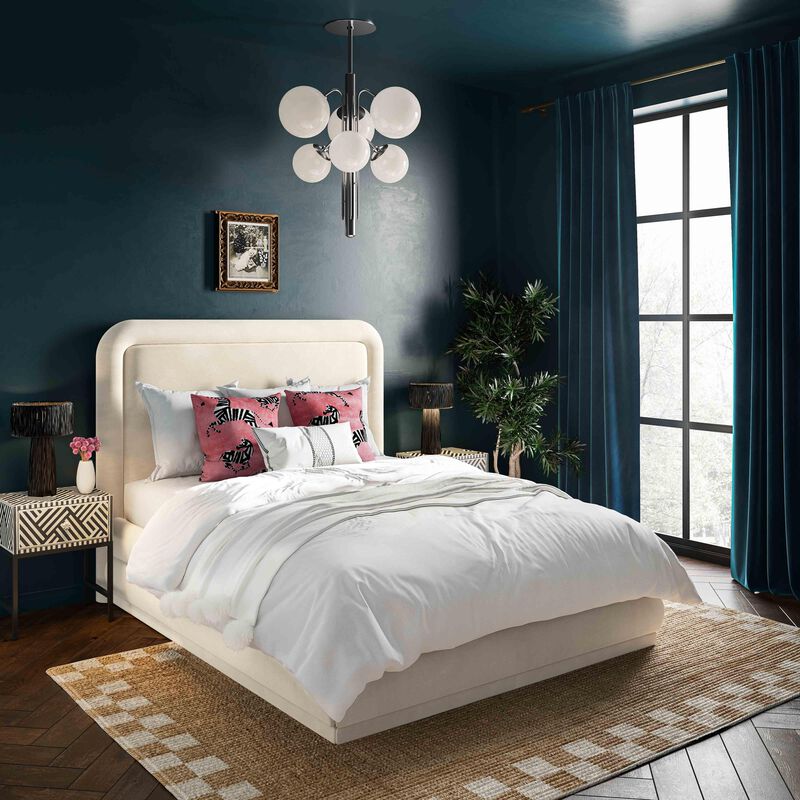 Briella Velvet Bed image number 1